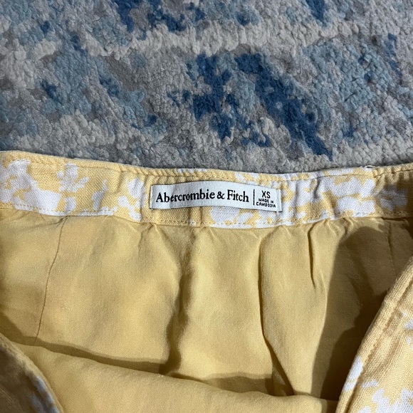 Abercrombie & fitch yellow linen skirt Xsmall - Picture 3 of 4